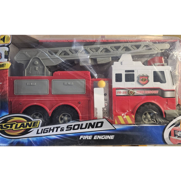 Fast Lane Fire Department Lights Sound 14.5" Emergency Rescue Toy. NWT - Picture 2 of 9